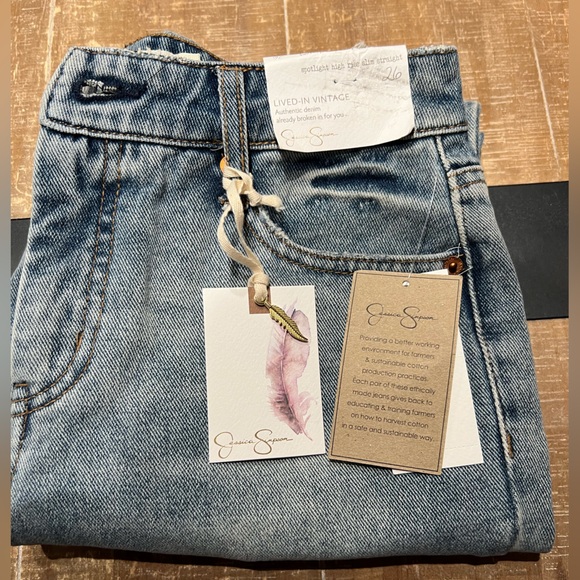 Jessica Simpson Spotlight High Rise Slim Straight Jeans - Picture 10 of 10